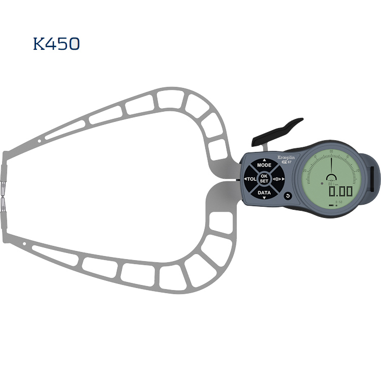 德国KROEPLIN电子数显精密外卡规K450